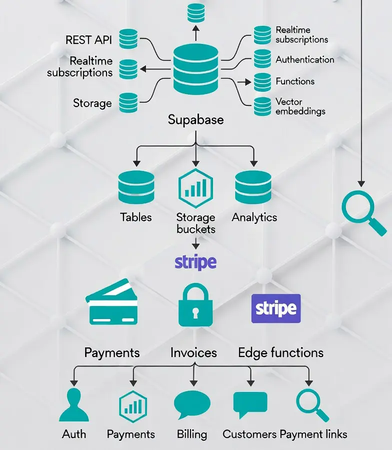 The Modern SaaS Stack: A Builder's Guide to Next.js, Supabase, and Stripe